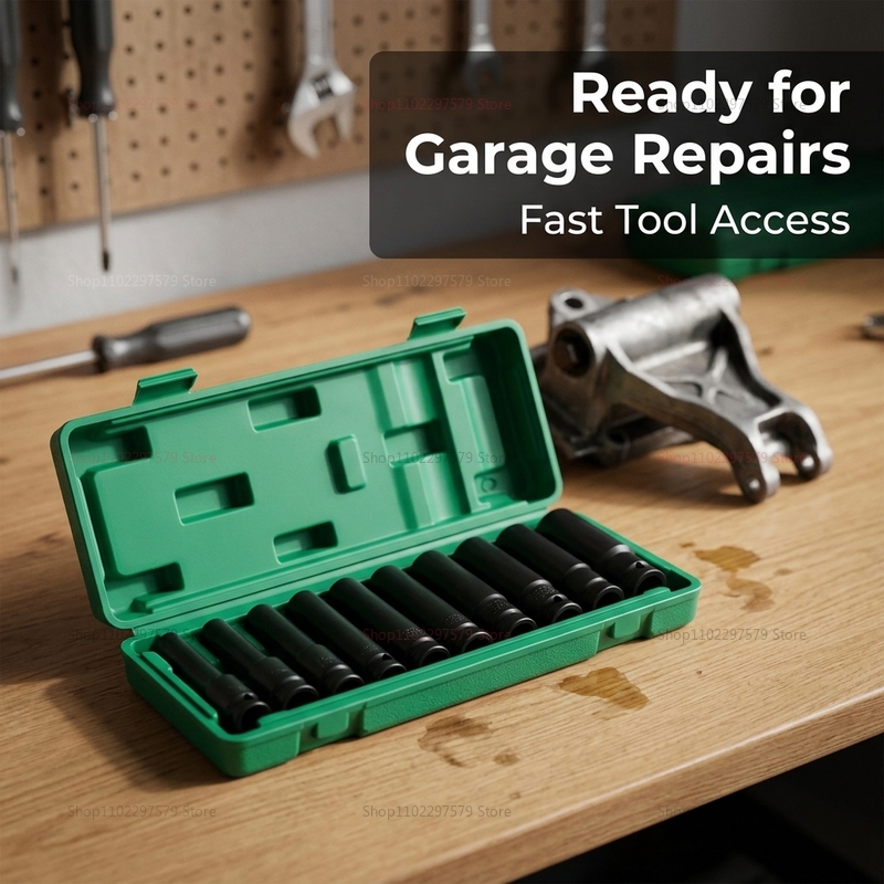 Spark Plug Socket Set - 10pcs 소켓 렌치 세트 8-24mm 조정