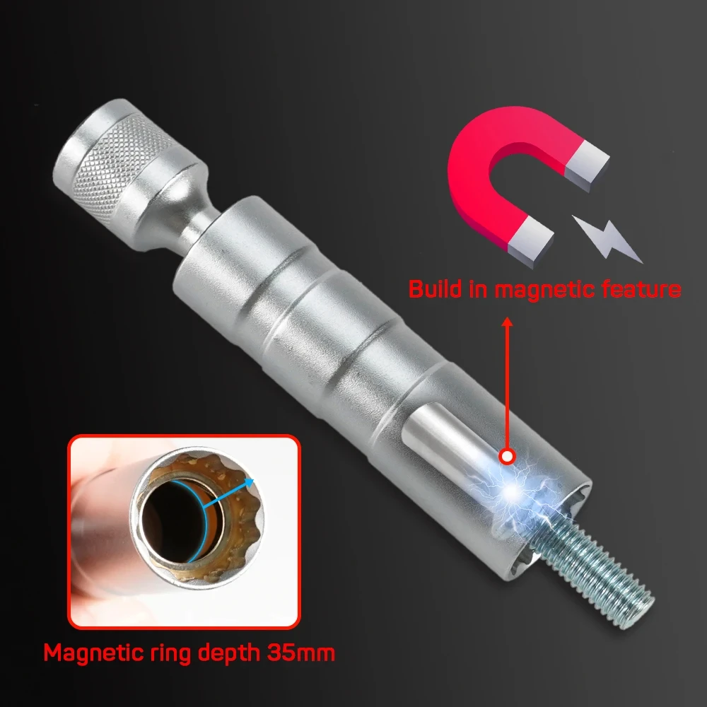 16mm 자기 얇은 벽 범용 조인트 점화 플러그 소켓  - Spark Plug Socket Set 리뷰 및 가격