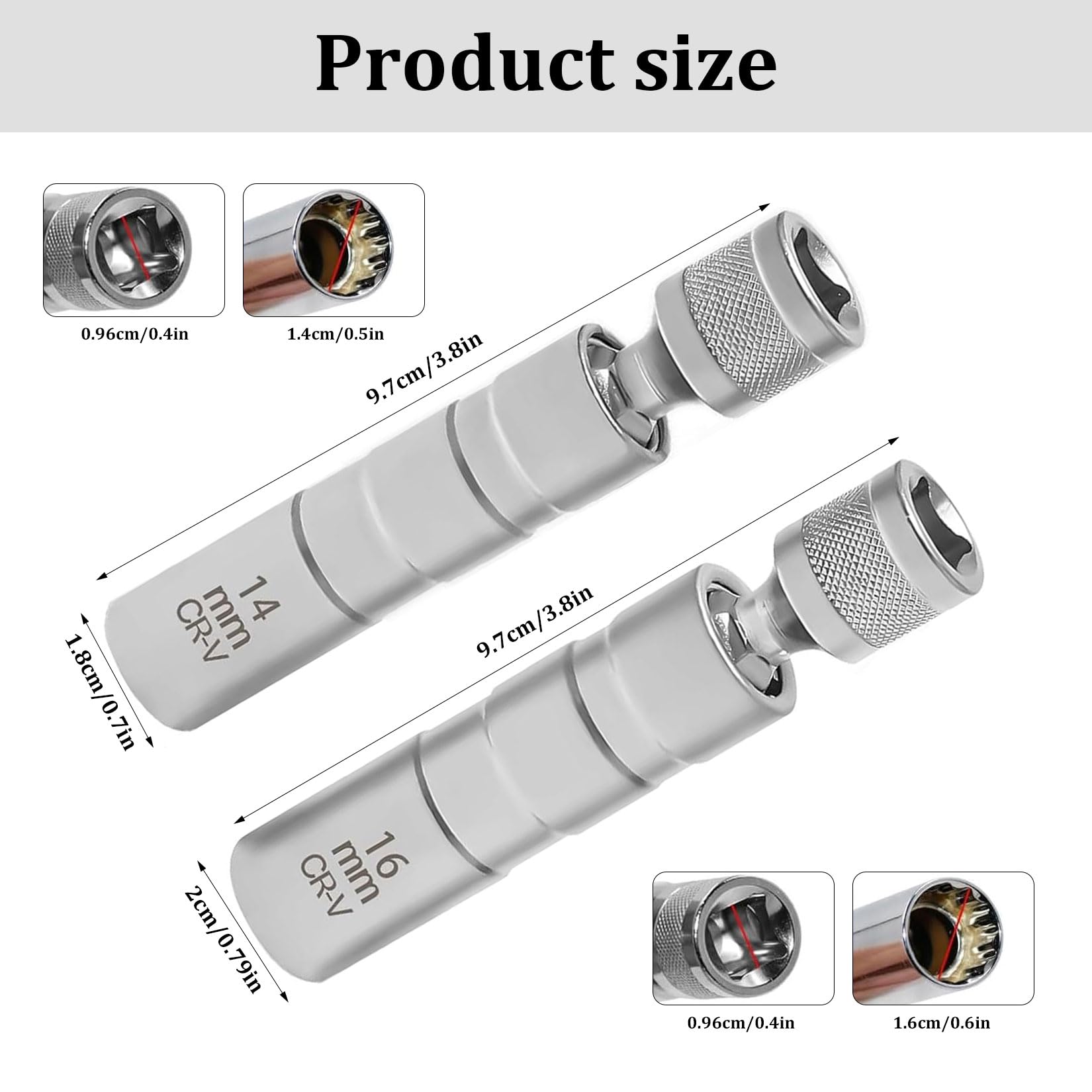 14mm/16mm 점화 플러그 렌치 세트 - 쉽게 제거 - Spark Plug Socket Set 리뷰 및 가격