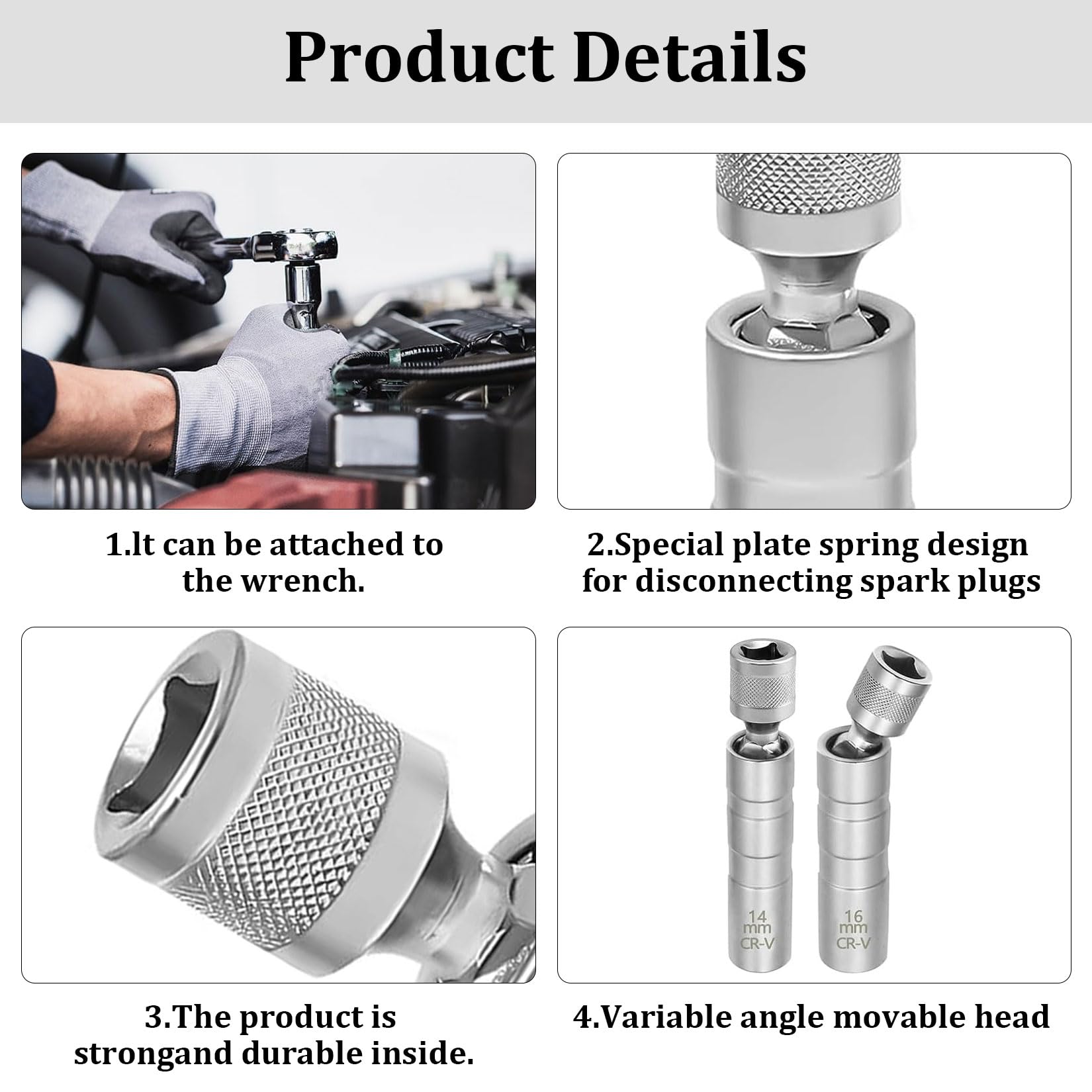 14mm/16mm 점화 플러그 렌치 세트 - 쉽게 제거 - Spark Plug Socket Set 리뷰 및 가격